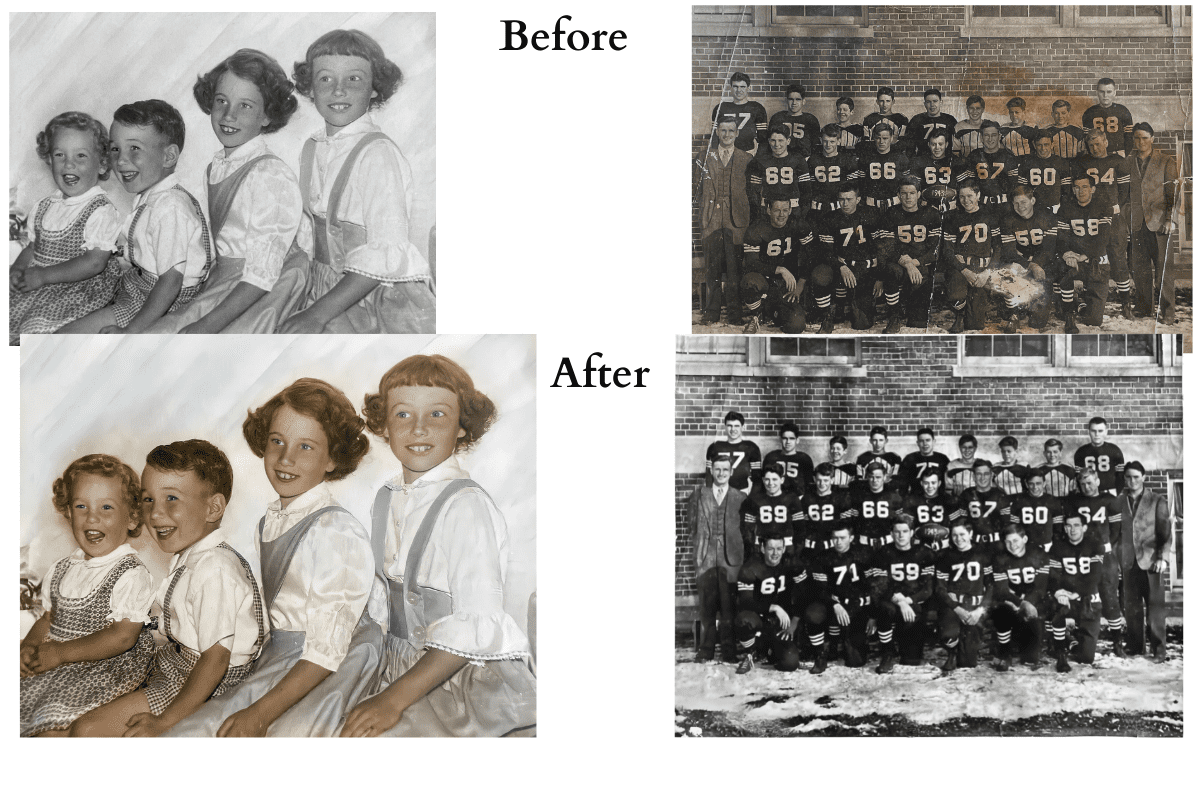 photo restoration montage PV3